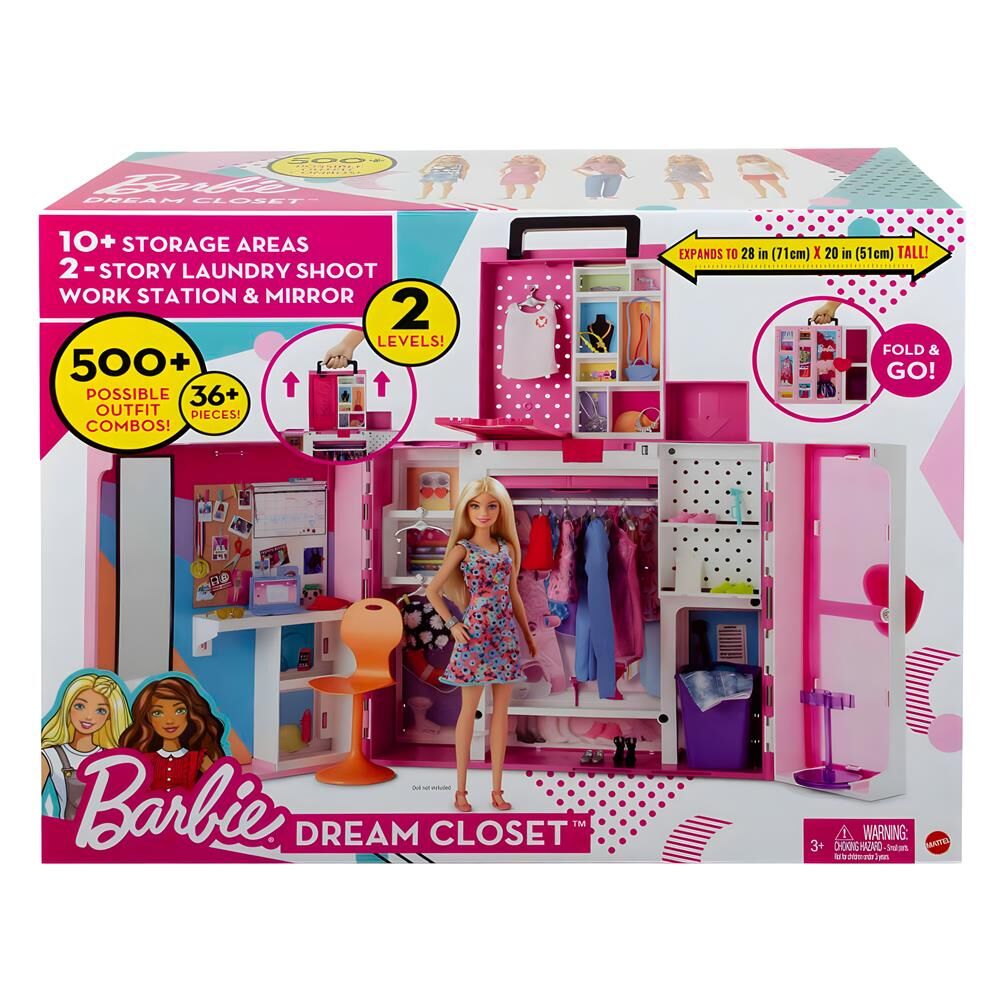 MATE-HBV28 BARBIE DREAM CLOSET OYUN SETI 1