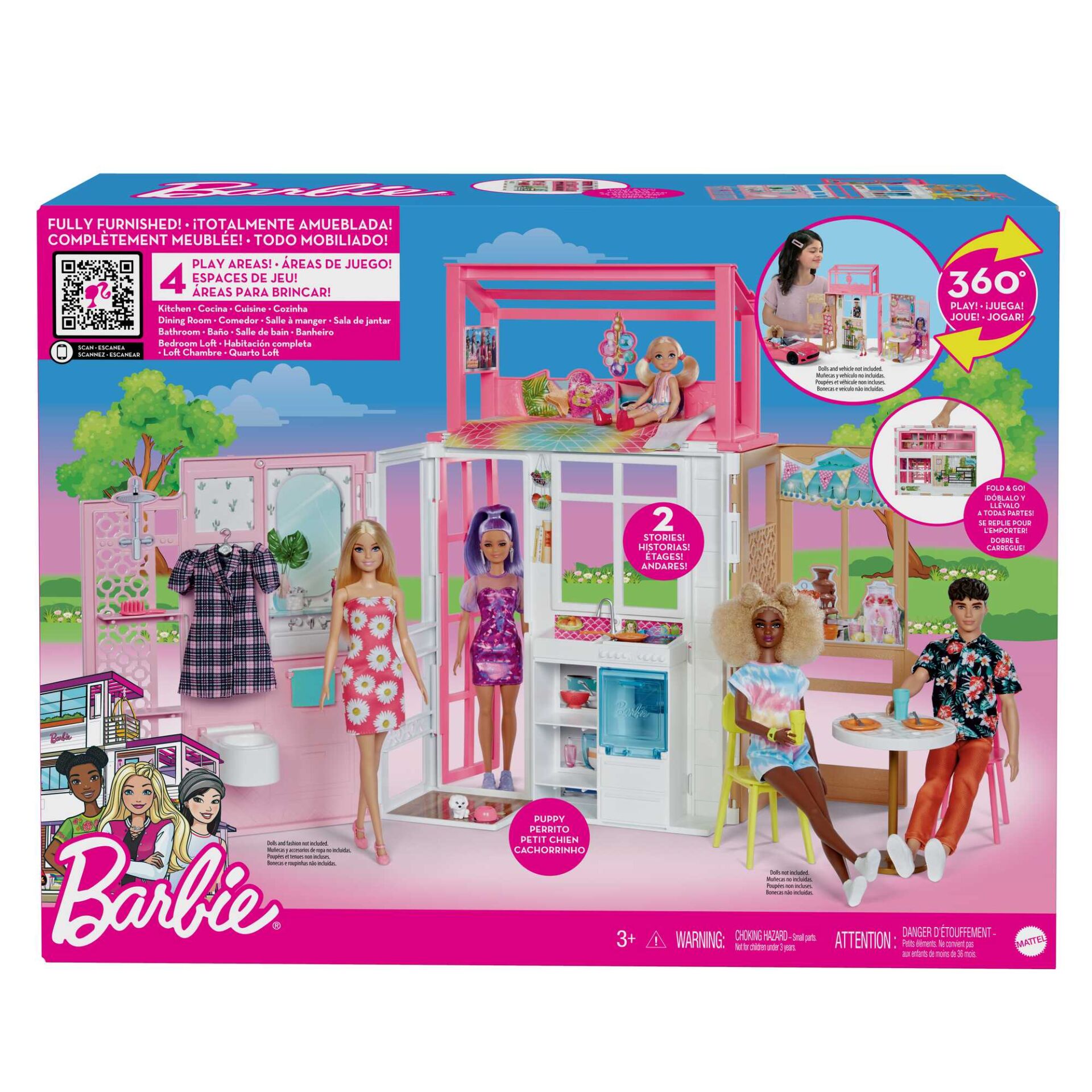 MATE-HCD47 BARBIE'NIN TASINABILIR PORTATIF EVI 2