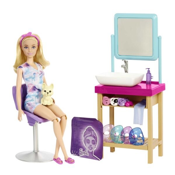 MATE-HCM82 BARBIE ISILTI DOLU SPA  OYUN SETI 3