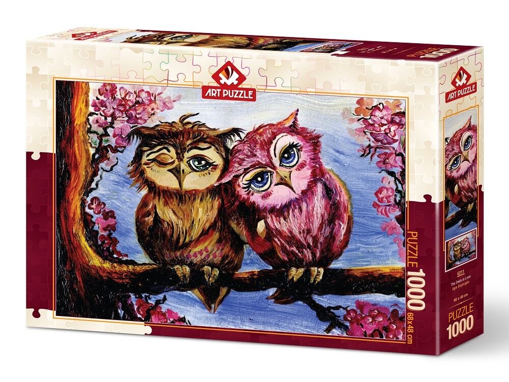 HD-5211 ART PUZZLE 1000 PRC. ASIK BAYKUSLAR