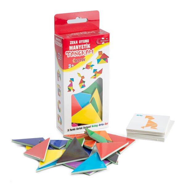 TABA-T02001321 MANYETIK ZEKA OYUNU TANGRAM 60