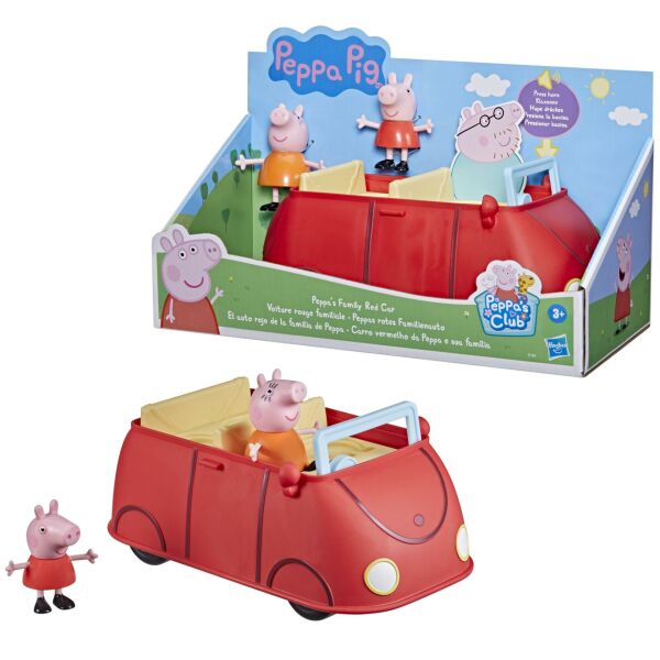 INT-F2184 PEPPA PIG KIRMIZI ILE ARACI 2