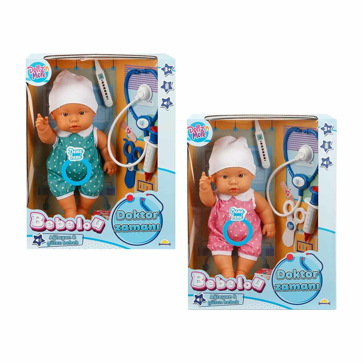 SUN-S01030111 DOKTOR ZAMANI AKS SESLI BEBEK 35 CM 6