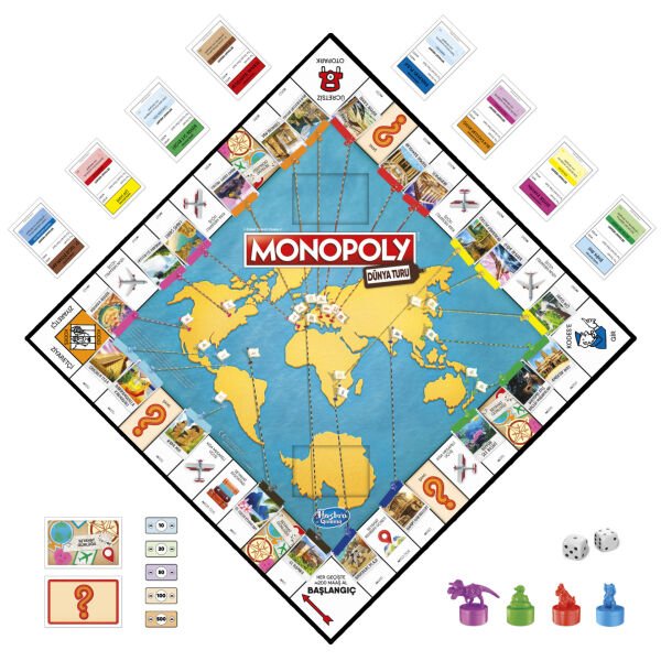 INT-F4007 MONOPOLY DUNYA TURU 6