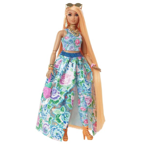 MATE-HHN14 BARBIEEXTRA FANCCY CICEKLI KOSTUMLU BEBEK 4