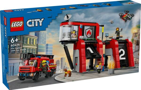 ADOL-LSC60414 FIRE STATION W FIRE TRUCK 2