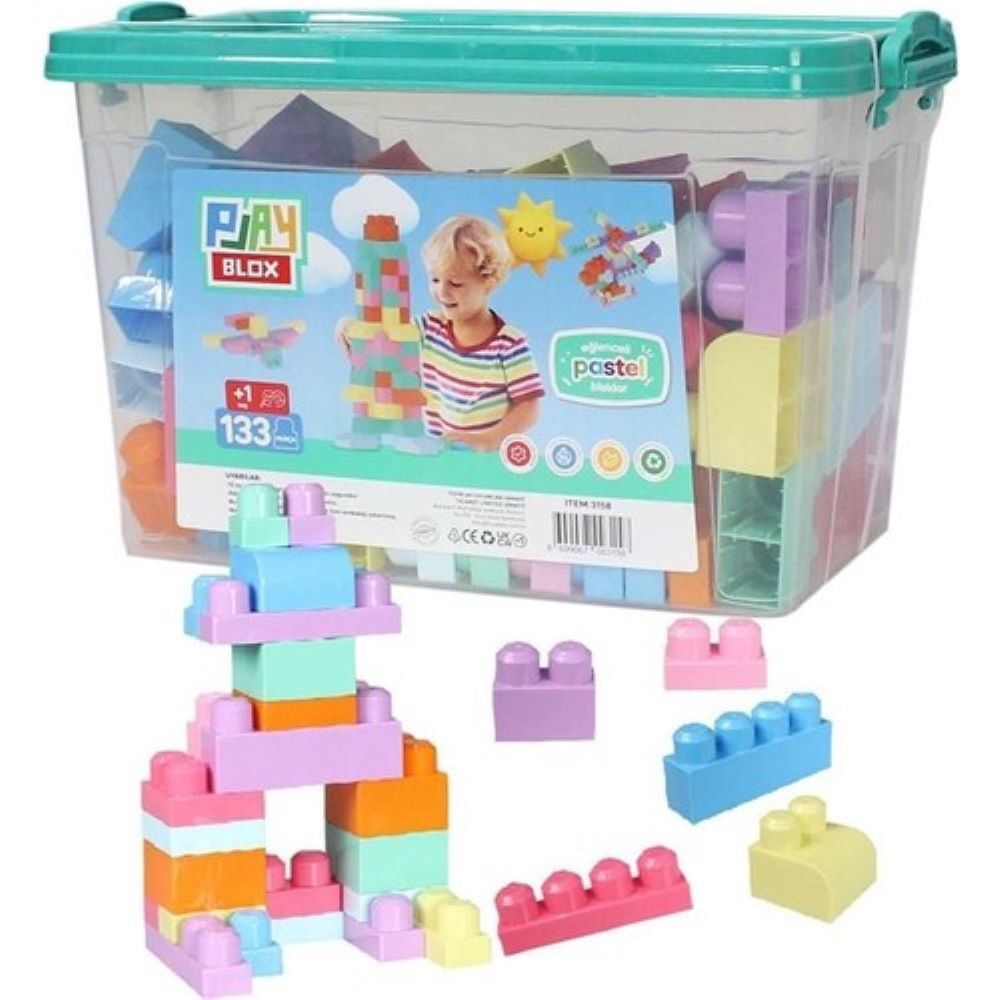 TO-3158 PLAY BLOX PASTEL 133 PRC KOVALI LEGO 4