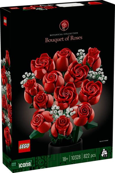 ADOL-LAD10328 BOUQUET OF ROSES 3 STAND