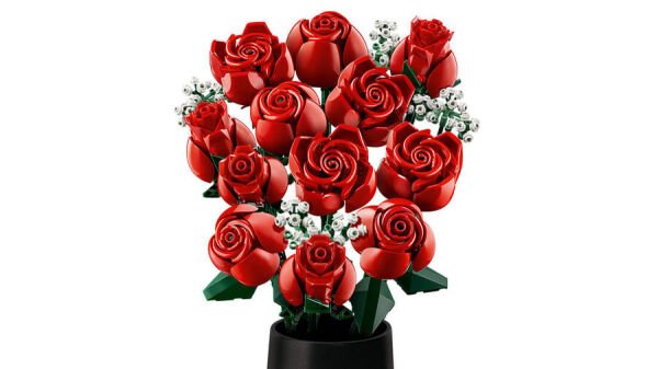 ADOL-LAD10328 BOUQUET OF ROSES 3 STAND