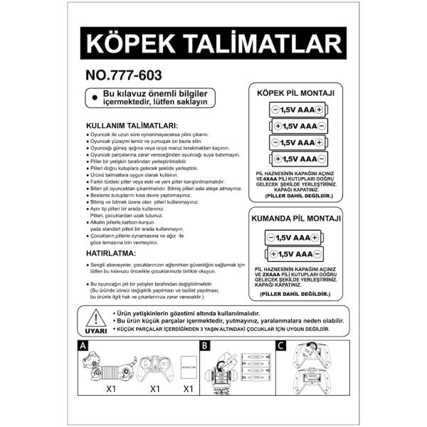 VAR-GL-777-603 UK ISIKLI VE SESLI SEVIMLI ROBOT 6