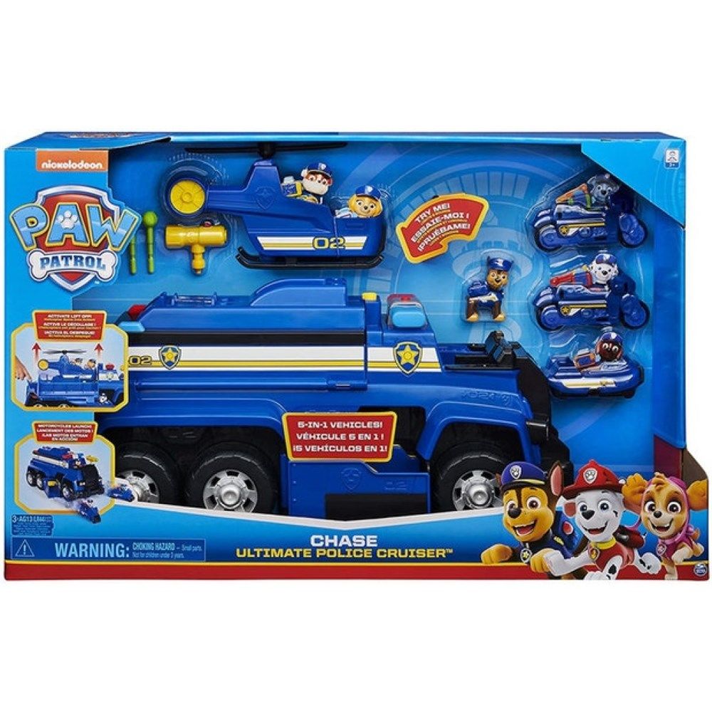 SPIN-6058329 PAW PATROL ULTIMATE 5'I BIR ARADA POLIS ARACI 1