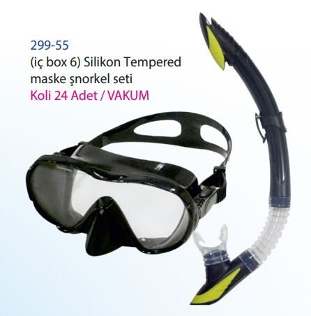 KZLD-299-55 MASKE SNORKEL SILIKON TMP ICB6 VAK 24