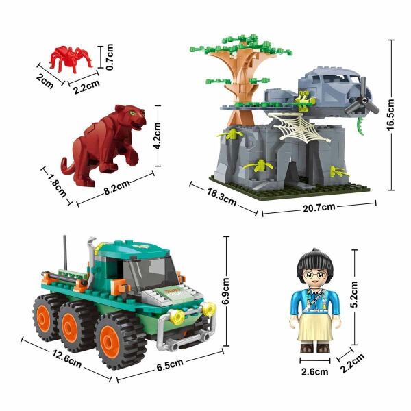 SUN-S00004429 BLX-JUNGLE SET 2 FIGUR 278 PRC 12