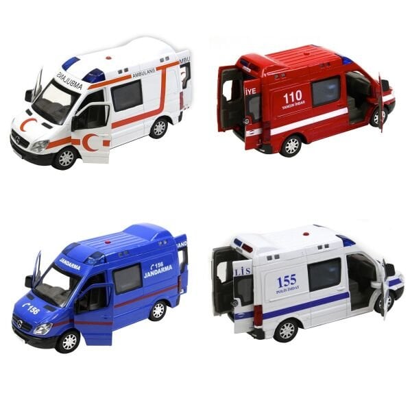 VAR-CP-64465 ISIKLI SESLI 1:32 2 ASS AMBULANS ITFAIYE 48