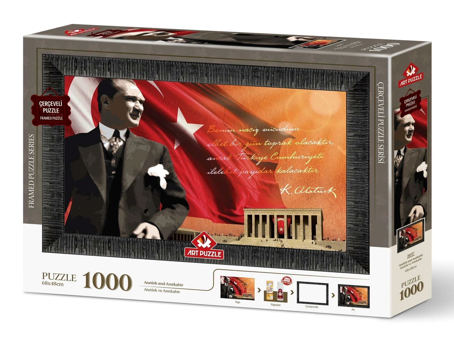 HD-5697 ATATURK VE ANITKABIR-1000PRC CERCEVELI 6