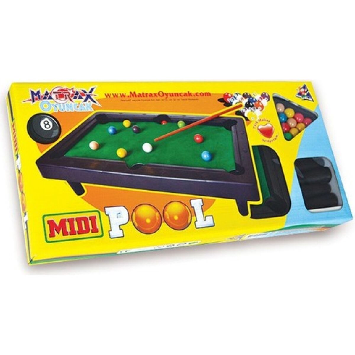 AKC-040 MIDI POOL ORT BILARDO OYUNU 24