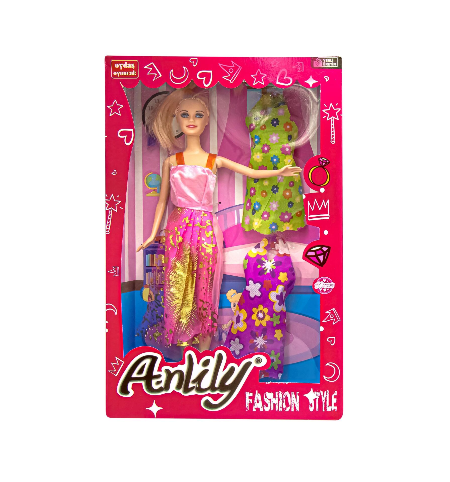 OYD-02252 ANLILY BEBEK 2 YEDEK ELBISELI 48