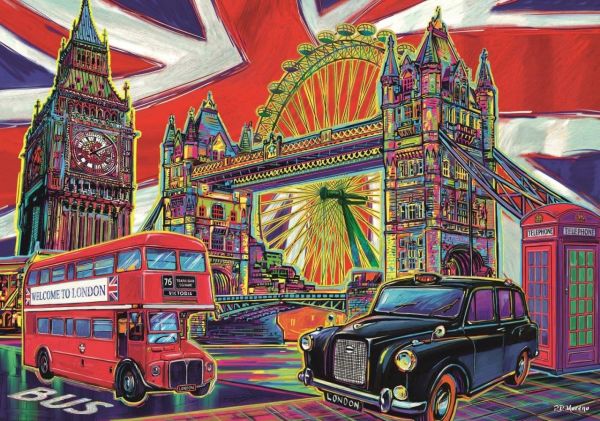 HD-10525 TREFL 1000 COLOURS OF LONDON