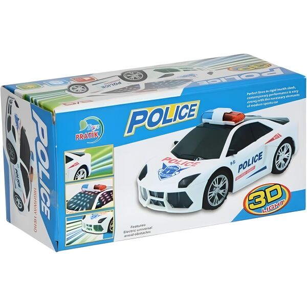 PRTK-P1010 KUTULU PILLI POLIS ARABASI 3D ISIKLI 60