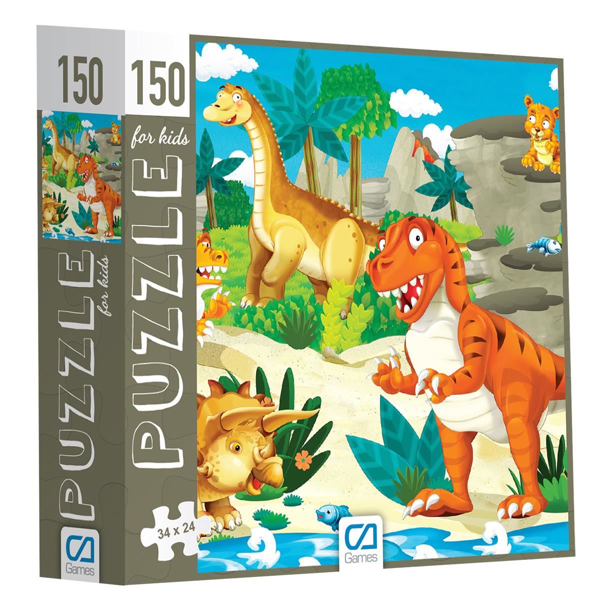 CAO-6104 DINAZORLAR PUZZLE 150 PARCA 24