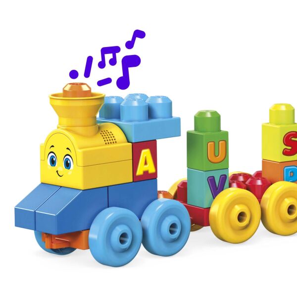 MATE-FWK22 MEGA BLOKS MUZIKLI ALFABE TREN 2