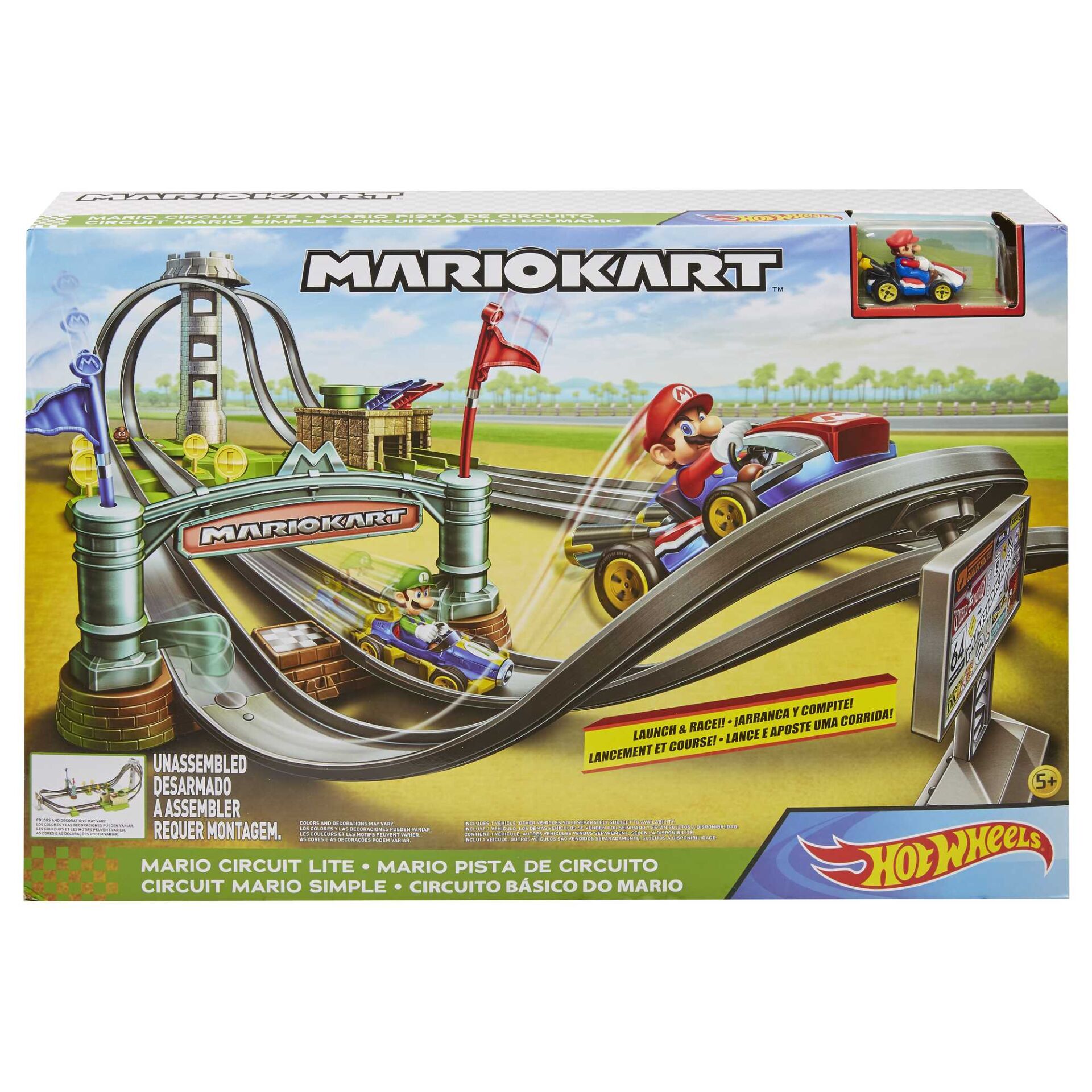 MATE-GHK15 MARIO KART CILGIN DONUS PARKURU YARIS SETI 3