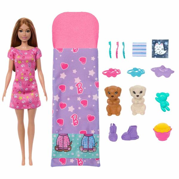 MATE-HXN01 BARBIE KOPEKCIKLERI PIJAMA PARTISI 4