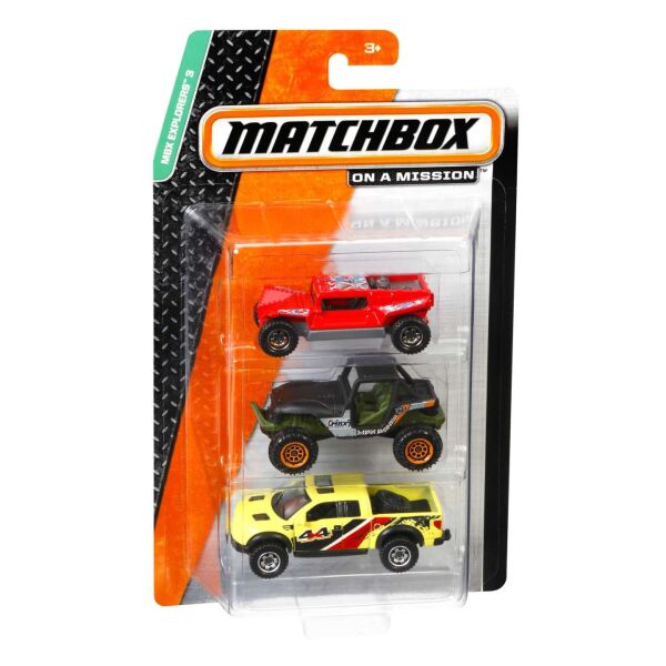 MATE-C3713 MATCHBOX UCLU ARABA SETI 12-6