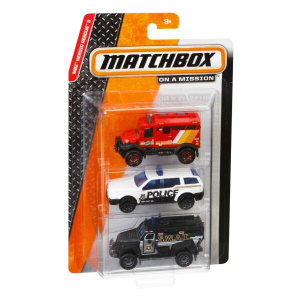 MATE-C3713 MATCHBOX UCLU ARABA SETI 12-6