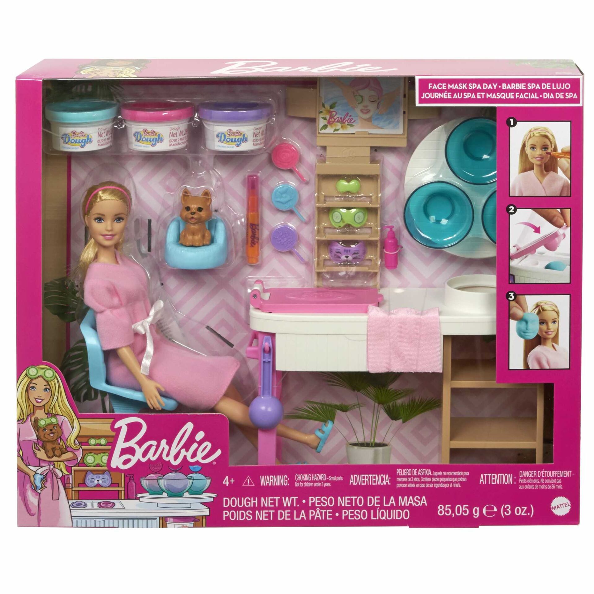 MATE-GJR84 BARBIE YUZ BAKIMI YAPIYOR OYUN SETI 3