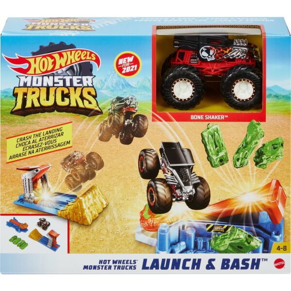 MATE-GVK08 HW MONSTER TRUCKS FIRLAT VE CARPIS OYUN SETI 3